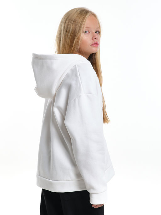 Толстовка на молнии с начесом для девочки UD 8017 касар - Mini maxi фото 11