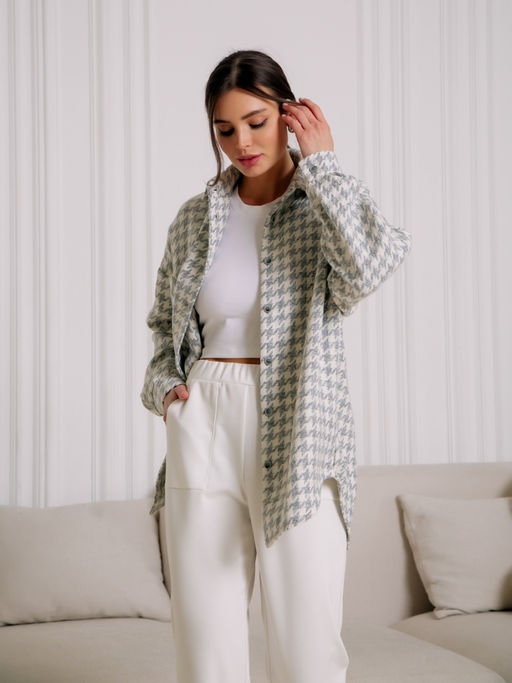 23-014 Рубашка - Вишня фото 5