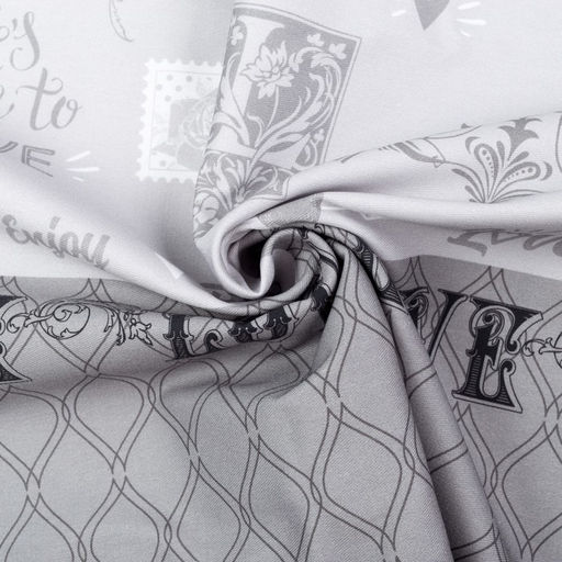 Скатерть Этель Love 220х147 см, 100% хлопок, саржа 190 гр/м2  фото 5