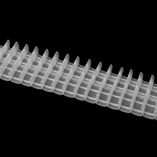 Лента шторная OZ-IS 2701 М 1/3 60 мм 50 м прозрачный