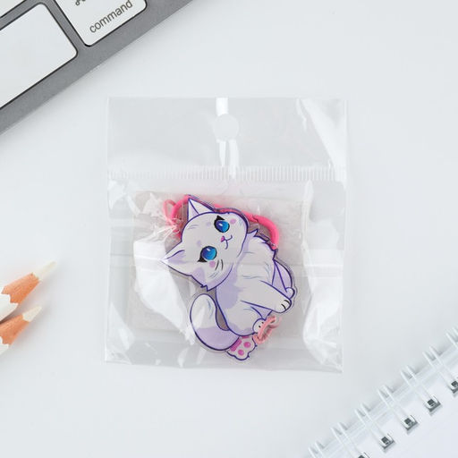 Брелок для ключей детский "Кошечка", 3,5 х 10 см