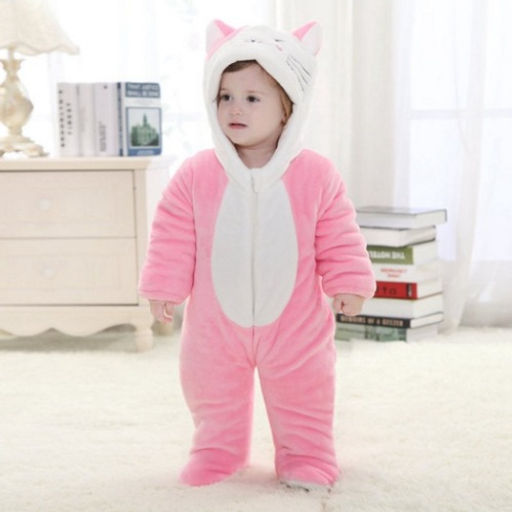 Плюшевый комбинезон Кошка (теплый)