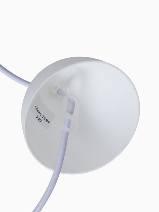 Светильник подвесной «Ирис», 1×15 Вт, Е27, 28×28×14(85) см, белый