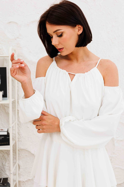 Платье AURA 3252-170-Р молочный