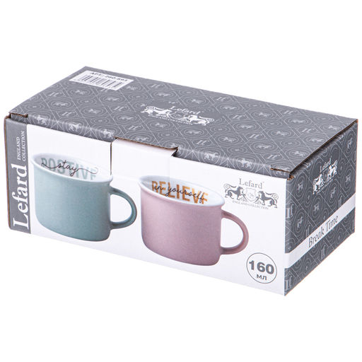 НАБОР КРУЖЕК LEFARD BREAK TIME 2 ПР. 160МЛ  фото 2