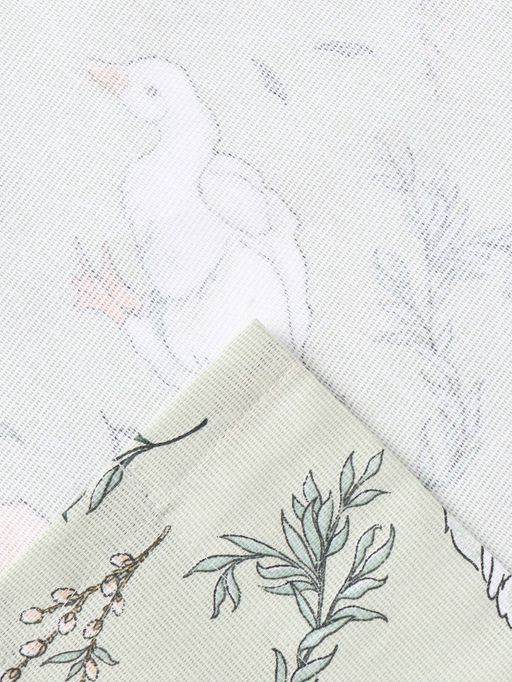 Шторы для кухни с подхватами Divine day, 150×180 см - 2 шт., рогожка 176 г/м²