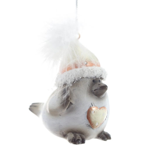 Фигурка декоративная подвесная "Птичка", L5 W5,5 H6,5 см, 2в.