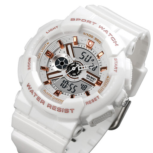 Часы наручные Skmei женские электронные спортивные 1689white