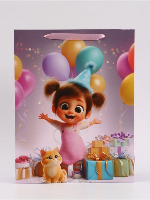 Пакет подарочный «Радость», 31×40×11.5 см