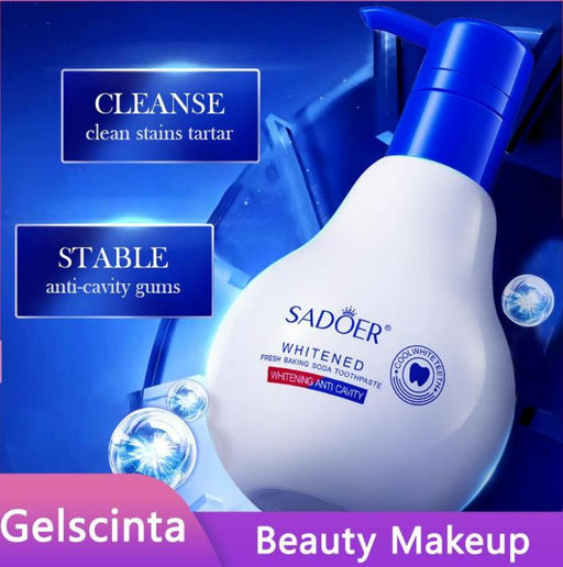 Зубная паста для чистки зубов SADOER White Fresh с пищевой содой 310г
