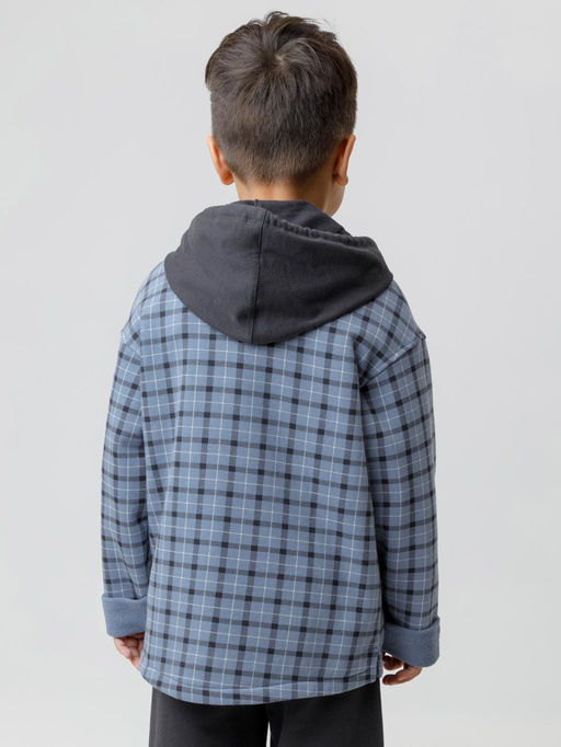 КР 302780/синий 3926 Н018.1 к614 рубашка для мал