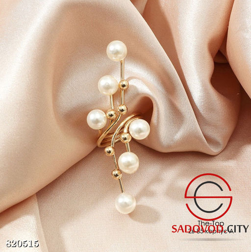 Объемное кольцо с жемчужинами - Bruno фото 2