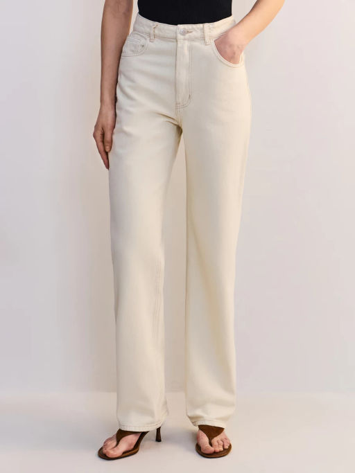 Прямые джинсы с высокой посадкой ZR2605092317-2 / Zarina