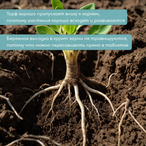 Таблетки торфяные, для рассады, d=3.6 см, с оболочкой, набор 50 шт.