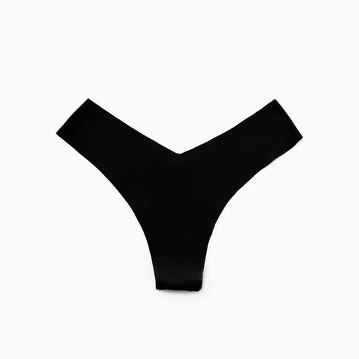 Трусы бесшовные бразильяно KAFTAN, чёрные, размер 44-46