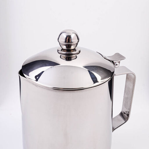 800-210 Молочник питчер с крышкой 0,4 л Hascevher Semazen нерж/ст (х12) - Mayer&boch фото 4