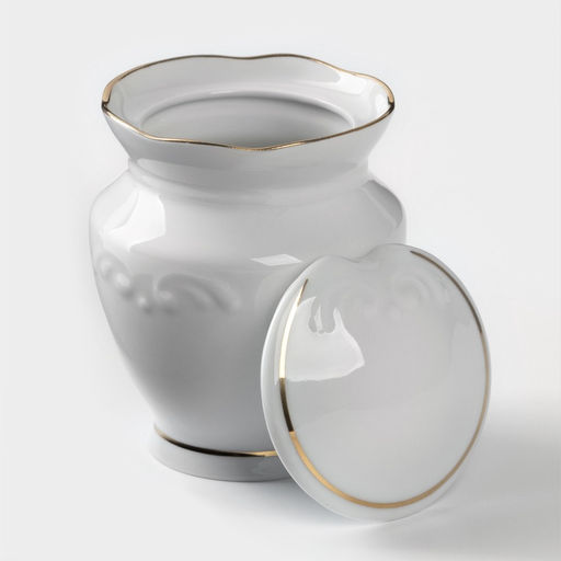 Сервиз столовый Добрушский завод «Бельё», 48 предметов, фарфор, белый