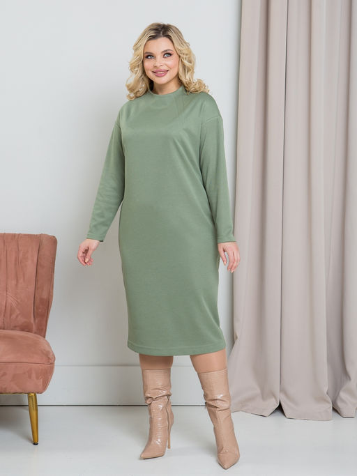 Платье 1310 фисташковый - Novita фото 3