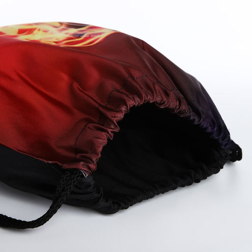 Мешок для обуви на шнурке, цвет чёрный/красный - Simaland фото 3