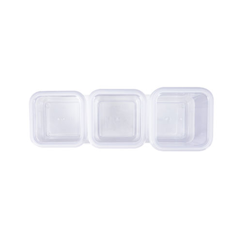 Набор для сыпучих 3шт Cubbo Scandi (0,4+0,6+0,9л) (белый) - Полимербыт фото 3