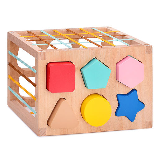 Сортер Фигуры и Животные в коробке - Щепочка фото 4