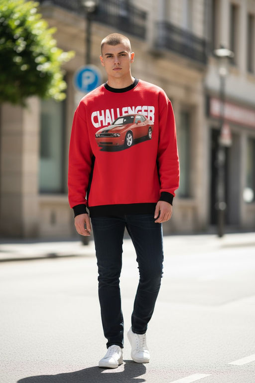 Свитшот красный