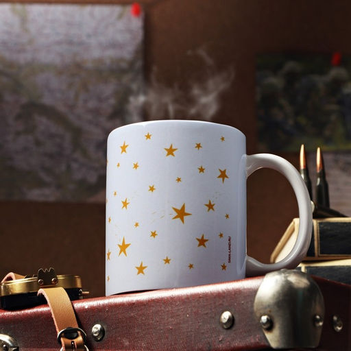 Кружка сублимация Папа медведь, звездочки, 320 мл, с нанесением - Дарим красиво фото 3