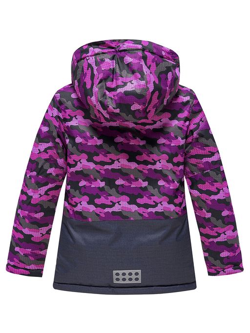 Горнолыжный костюм Valianly для девочки темно-фиолетового цвета 9016TF  фото 3