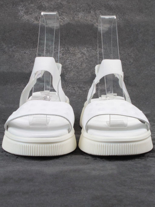 08-PEL211-1 WHITE Босоножки женские (натуральная кожа) - Фабричный китай фото 7