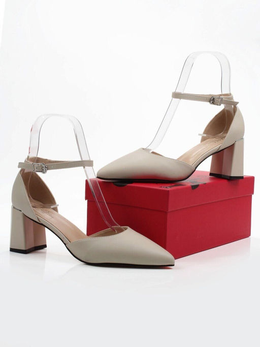 06-HDP1168-9 GRAY/BEIGE Туфли летние женские (натуральная кожа)