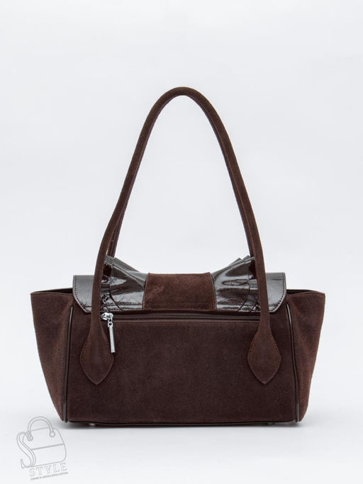 Сумка женская кожаная 2430-1Y coffee Polina&Eiterou