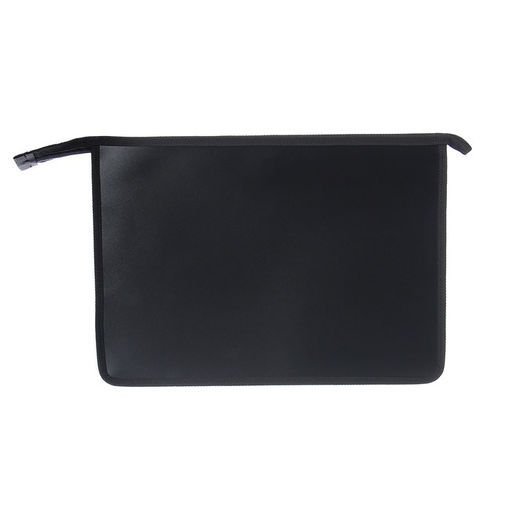 Папка пластиковая А5, 240 х 190 х 40 мм, молния сверху, Calligrata, Офис, фуксия  фото 3