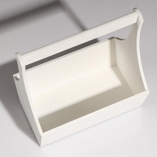 Кашпо деревянное Виллиан Лонг, с ручкой, белый, 2512,510(28) см - Simaland фото 3