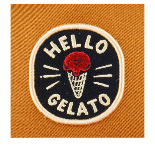 Бейсболка DJINNS арт. HFT Food Gelato (коричневый / розовый)