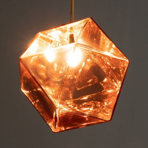 Светильник BayerLux «Кристи» G9 розовое золото 20×20×22-122 см