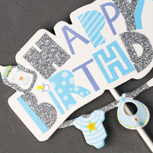 Набор для украшения С днём рождения, сынок, набор 7 шт. - Страна карнавалия фото 3