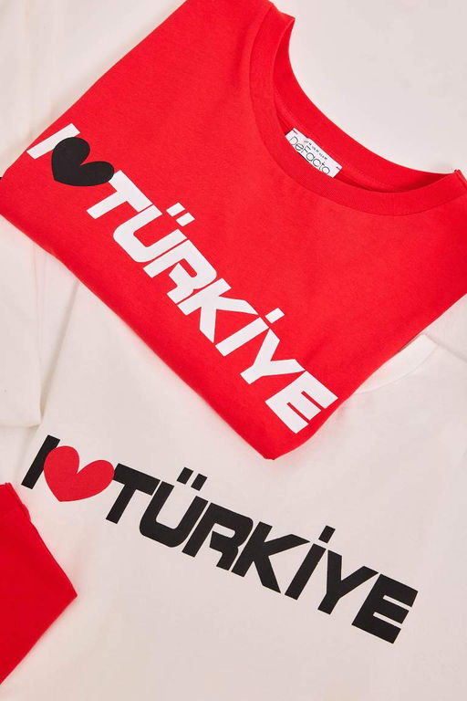 Футболка Cool Oversize с короткими рукавами и принтом - Defacto фото 10