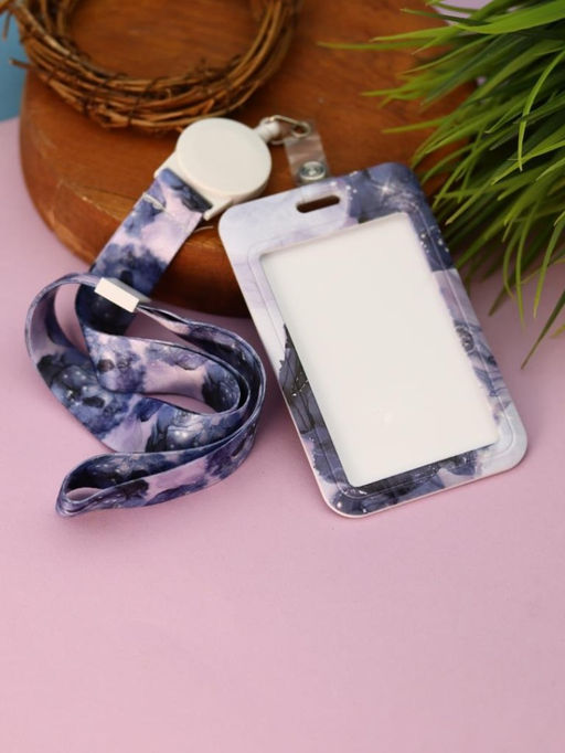 Футляр для карт на ленте "Watercolor fantasies", black