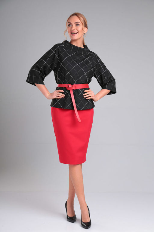 Костюм Gamma & Gracia 720 черный красный  фото 2