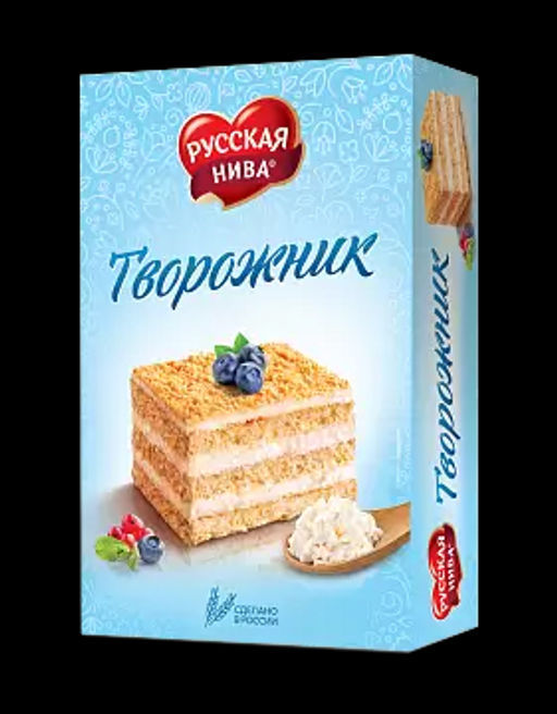 Торт бисквитный "Творожник" 0,3 КАРТОННАЯ ПАЧКА