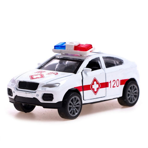 Машина металлическая Полиция, 1:48, инерция, открываются двери, МИКС - Автоград фото 7