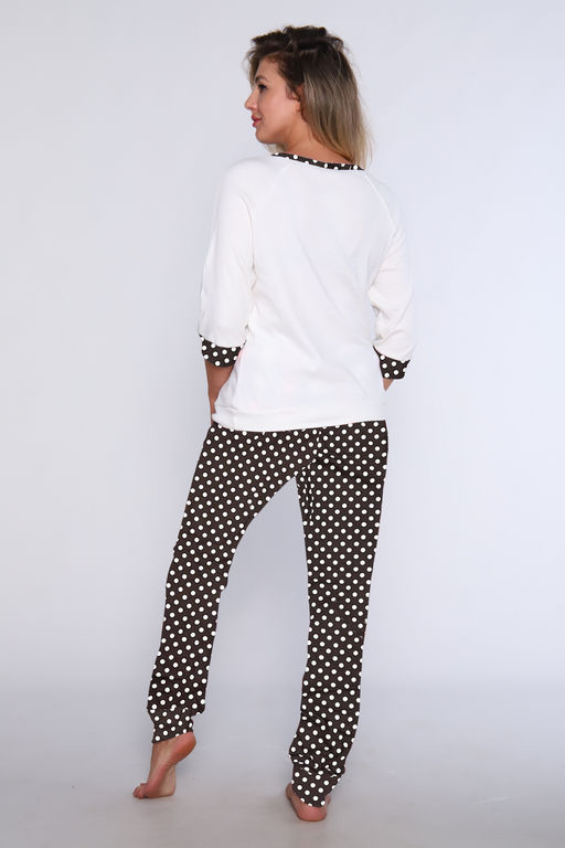Женский домашний костюм с брюками 66