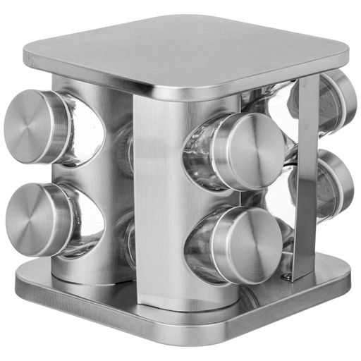 НАБОР БАНОЧЕК ДЛЯ СПЕЦИЙ ИЗ 8 ШТ. 90 МЛ НА ВРАЩАЮЩЕЙСЯ ПОДСТАВКЕ - Agness фото 4