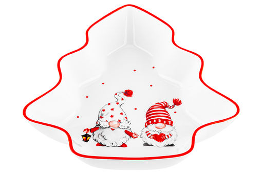 Блюдо-шубница глубокое 600 мл 21,2*20,5*4,5 см Весёлые гномики. - Elan gallery фото 15