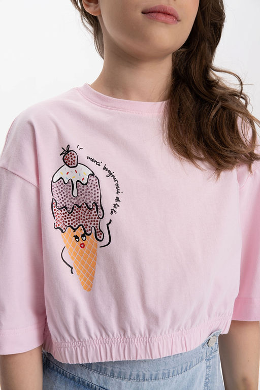 GFTY3371 Футболка-топ для девочек