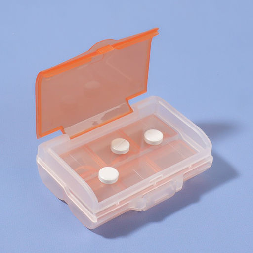 Цена за 2 шт. Таблетница «Комбо», 9×7×3.5 см, 7 секций, цвет МИКС