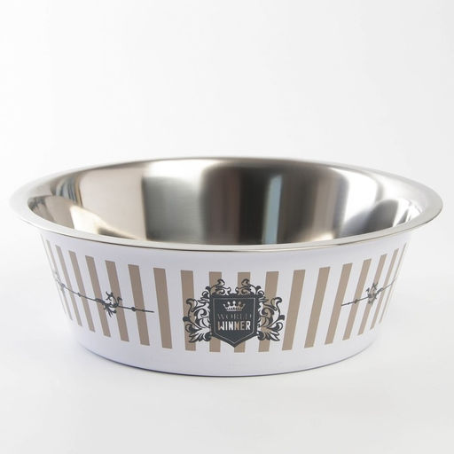 Миска металлическая World winner, 2.5 л, 25х8 см - Пушистое счастье фото 4