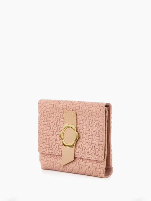 Кошелёк женский на кнопке, 11?1?10 см, комбинированный, жёлтый