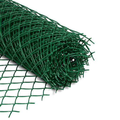 Сетка садовая, 1×10 м, ячейка ромб 40×40 мм, пластиковая, зелёная, Greengo, в рулоне