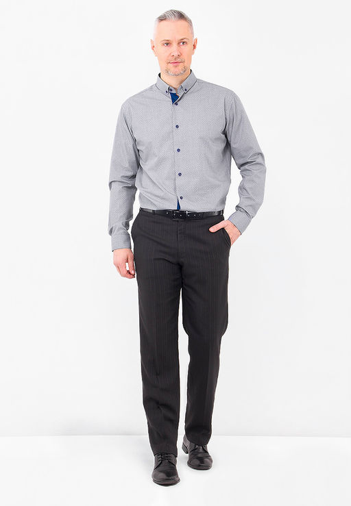 Сорочка мужская длинный рукав GREG 323/131/1053/Z/P/b/1  фото 5